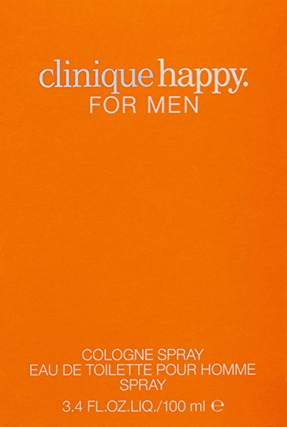 Clinique Happy For Men. Cologne Spray 3.4 Ounces