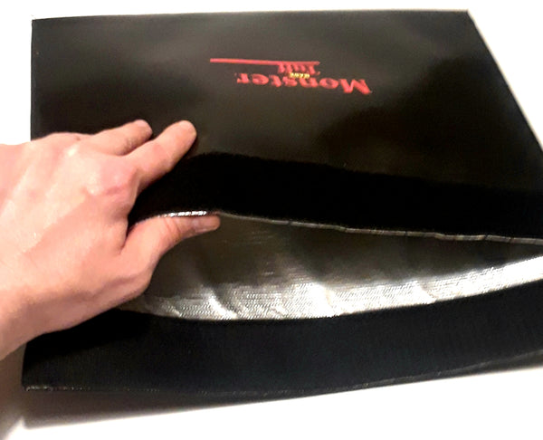 Fireproof Money Bag/Document Bag Silicone Coated Fiberglass Lined with Aluminum Foil