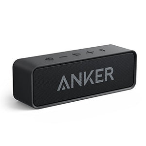 Anker Soundcore Bluetooth Speaker with Loud Stereo Sound, Rich Bass, 24-Hour Playtime, 66 ft Bluetooth Range, Built-In Mic. Perfect Portable Wireless